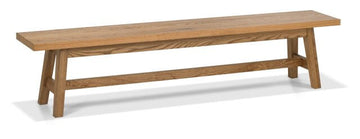 Bentley Designs Camden Rustic Oak Large Bench